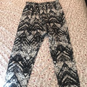 Black, White and Gray pants
